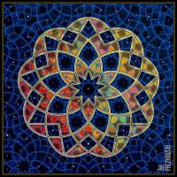 studio1world bahai inspired art - The nine pointed star